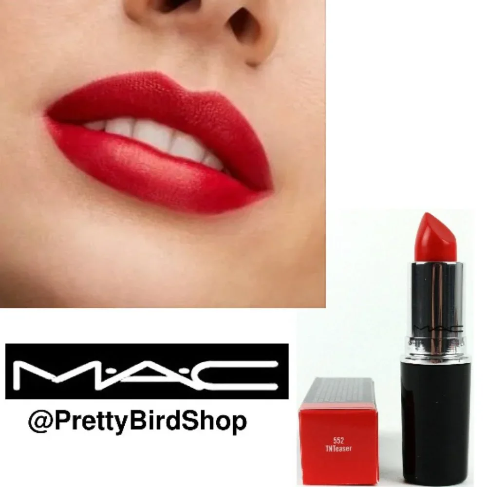 MAC TNTeaser 552 Lipstick NIB Lustreglass