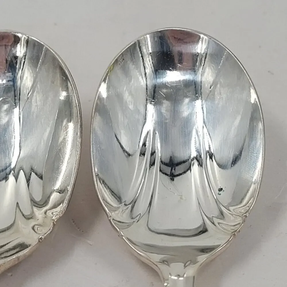 Rogers Brothers Silver Plate‎ Eternally Yours Coquette 2 Sugar Spoons