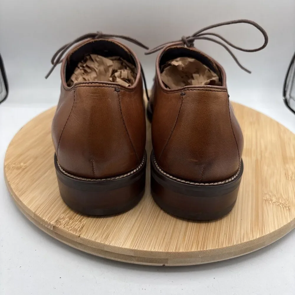 Cole Haan Men's Lenox Hill Cap Oxford Brown Size 11M C11632 Lace Up Dress Shoes