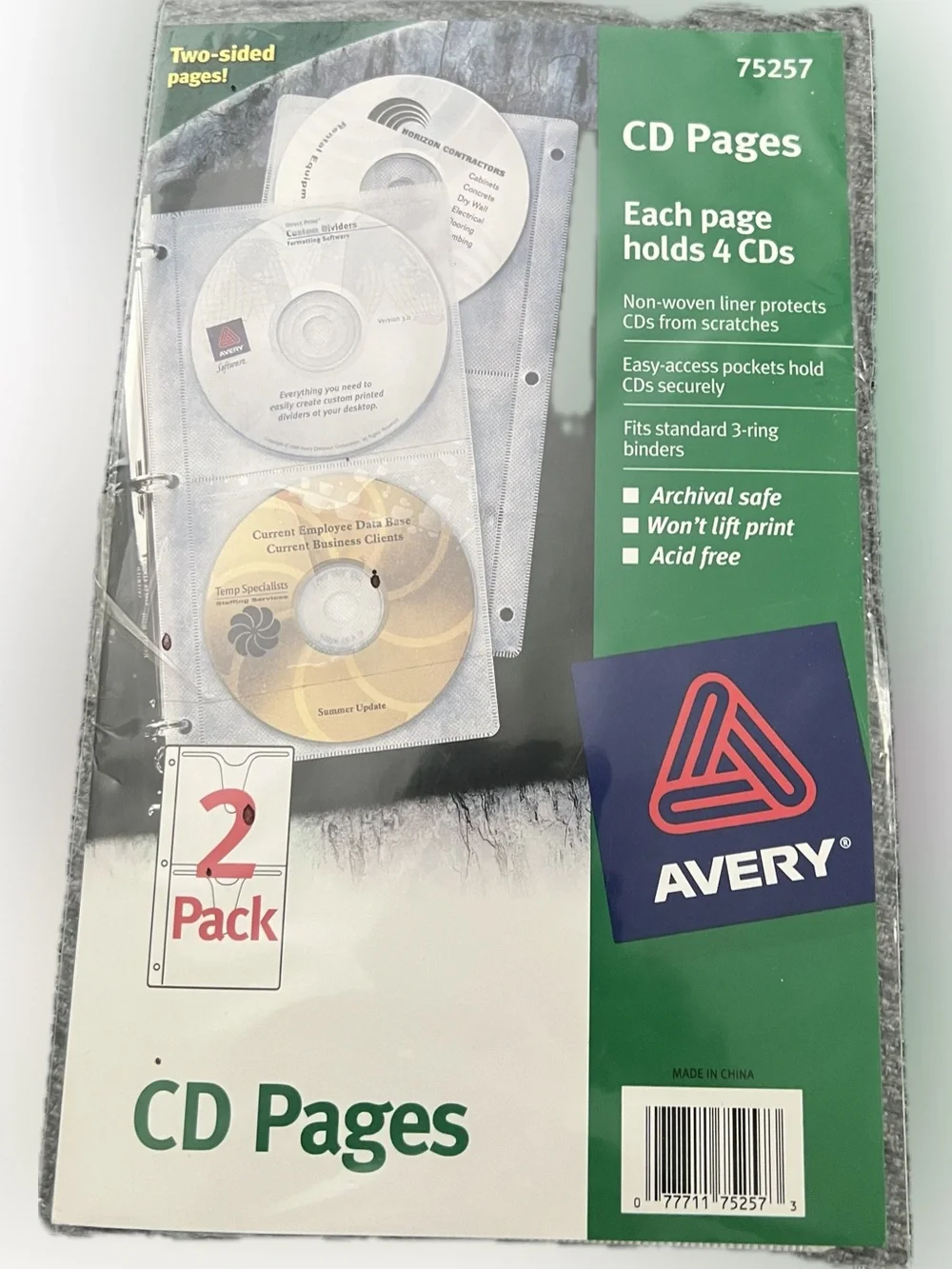 Avery pack cd