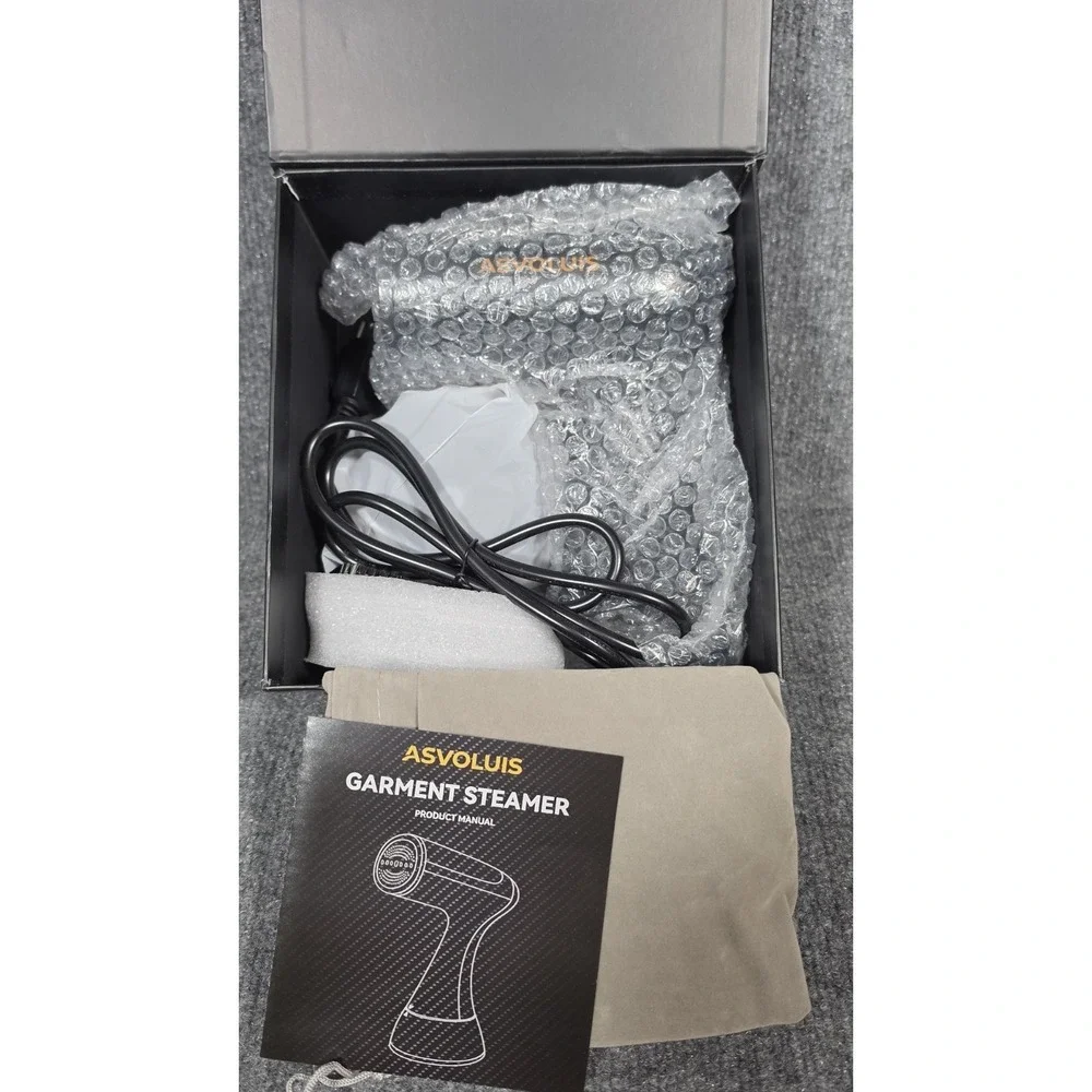 ASVOLUIS Portable Garment Steamer Handheld Clothes Fabric Steamer Travel NIB