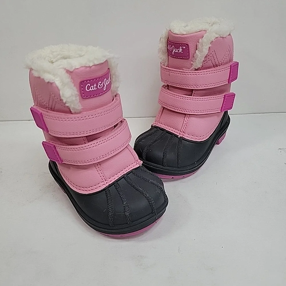 Cat‎ & Jack Toddler Winter Waterproof Boots Size 6 Thermolite Echomode Non Slip