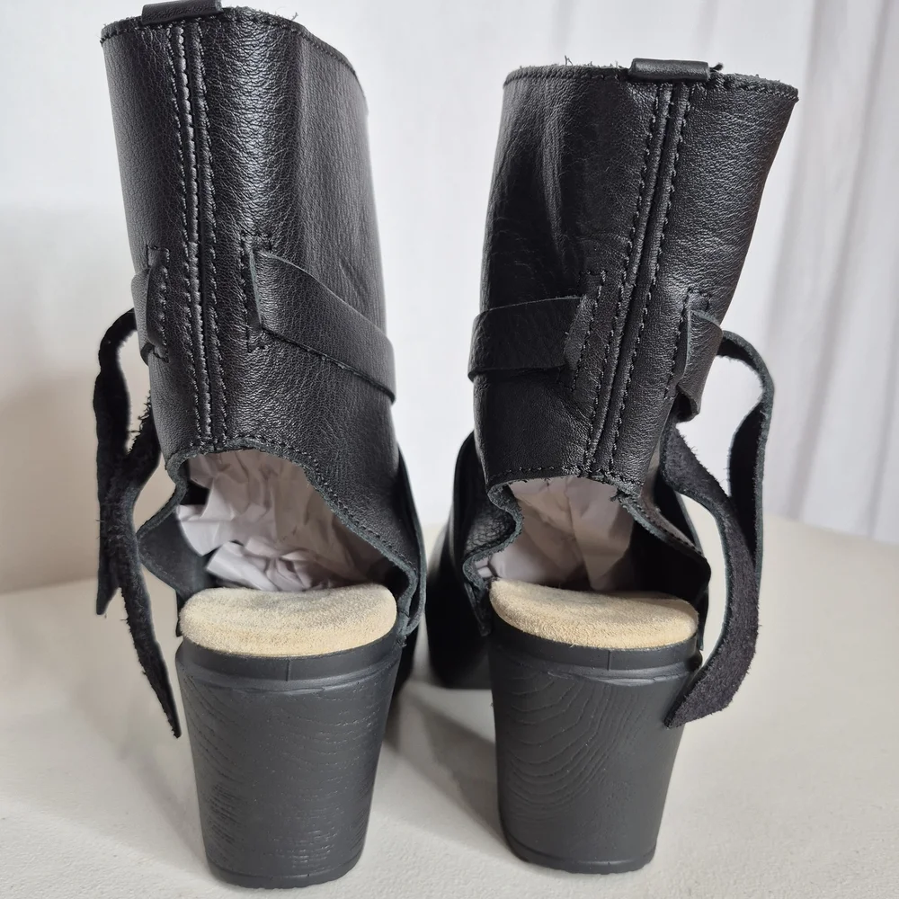 Calou Stockholm Julia Open Back Clog Bootie - Size 37