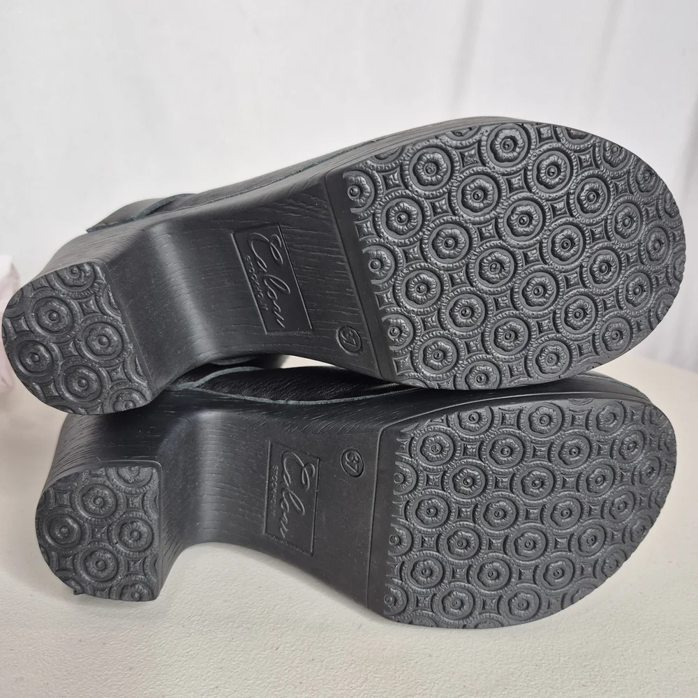 Calou Stockholm Julia Open Back Clog Bootie - Size 37