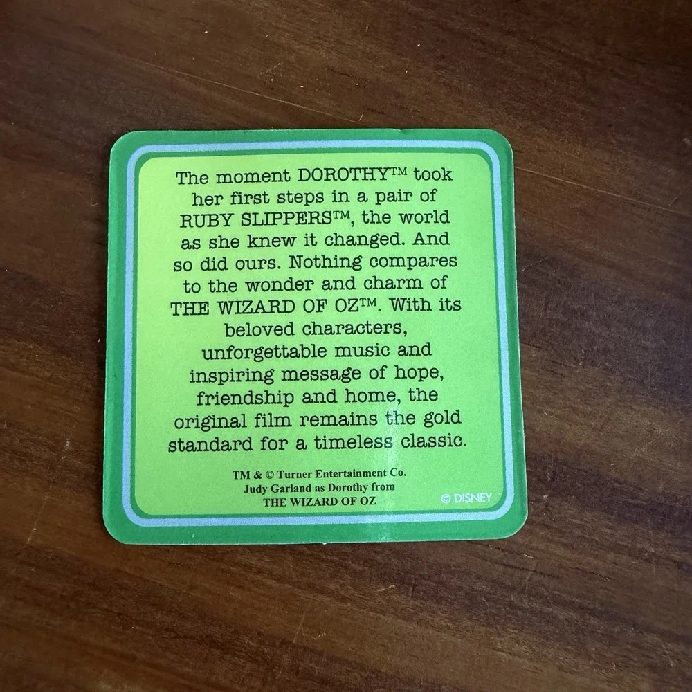 Wizard of OZ 75th Anniversary Watch‎ There's No Place Like Home