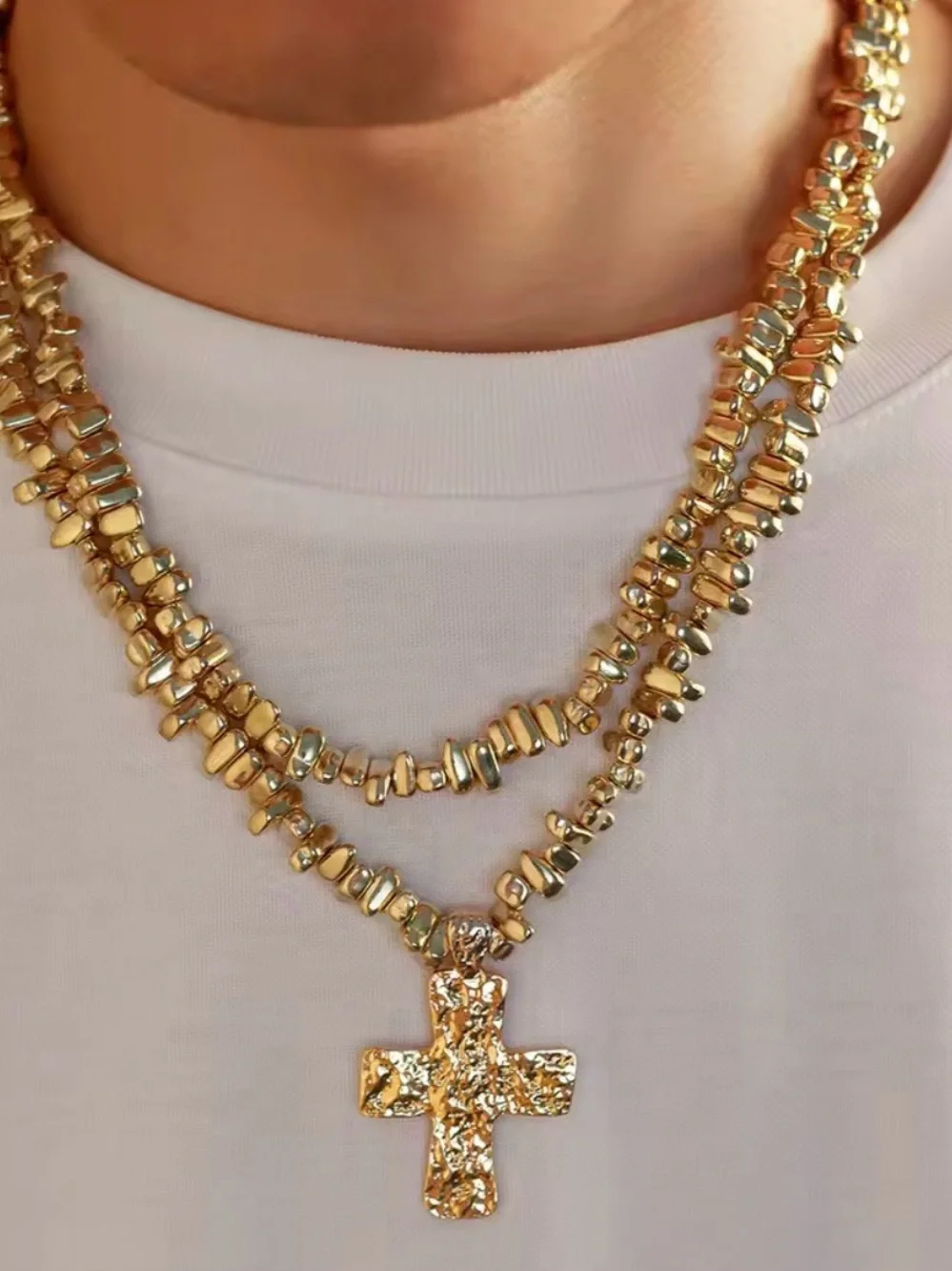 Anthropologie refined finish cross