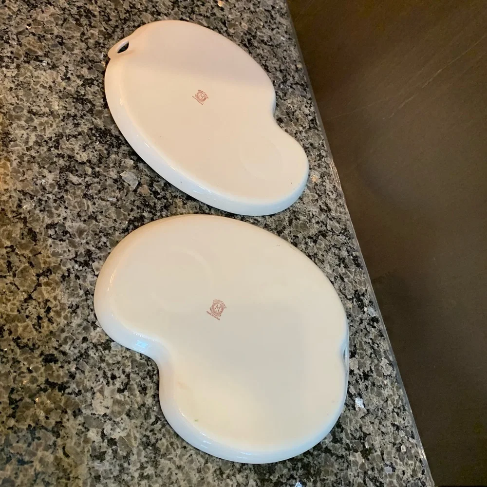 Noritake Vintage Handpainted Lusterware Snack Plates