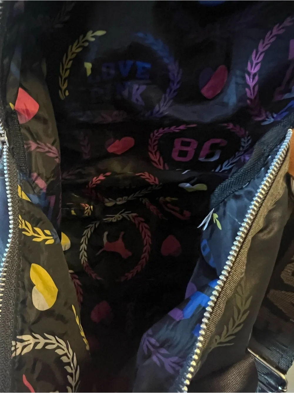 PINK Victorias Secret embossed carry