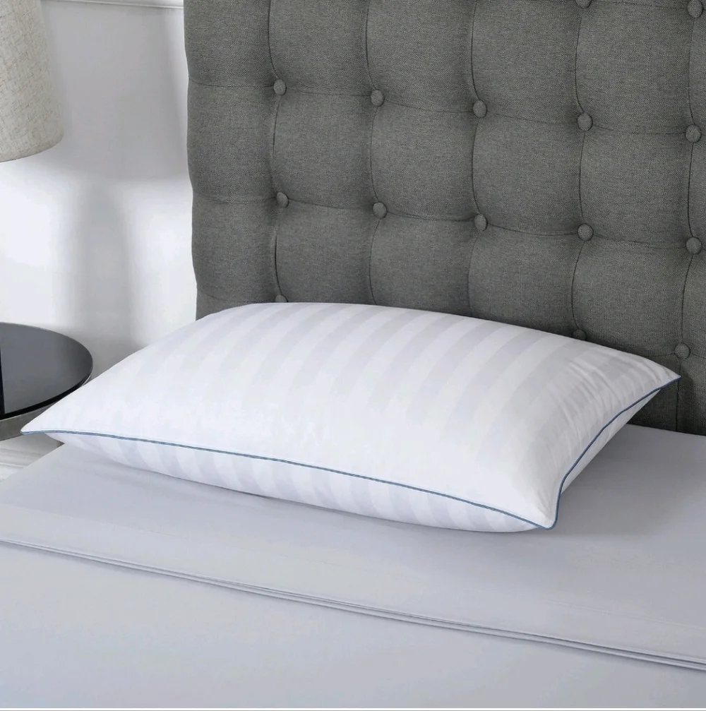 DownHaven Luxury White Down Filled Pillow Washable Standard/Queen 20 x 28 Inch