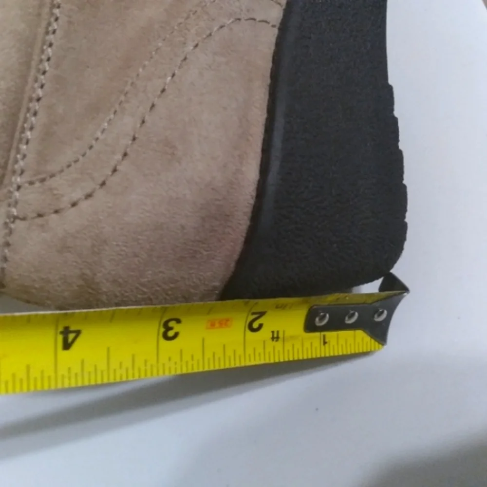Tallulah Blu Tie Up‎ Ankle Boots Wedged Heel 8.5 Med.
