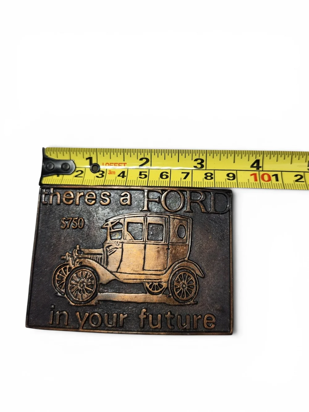 Vintage Ford Model T Belt Buckle 