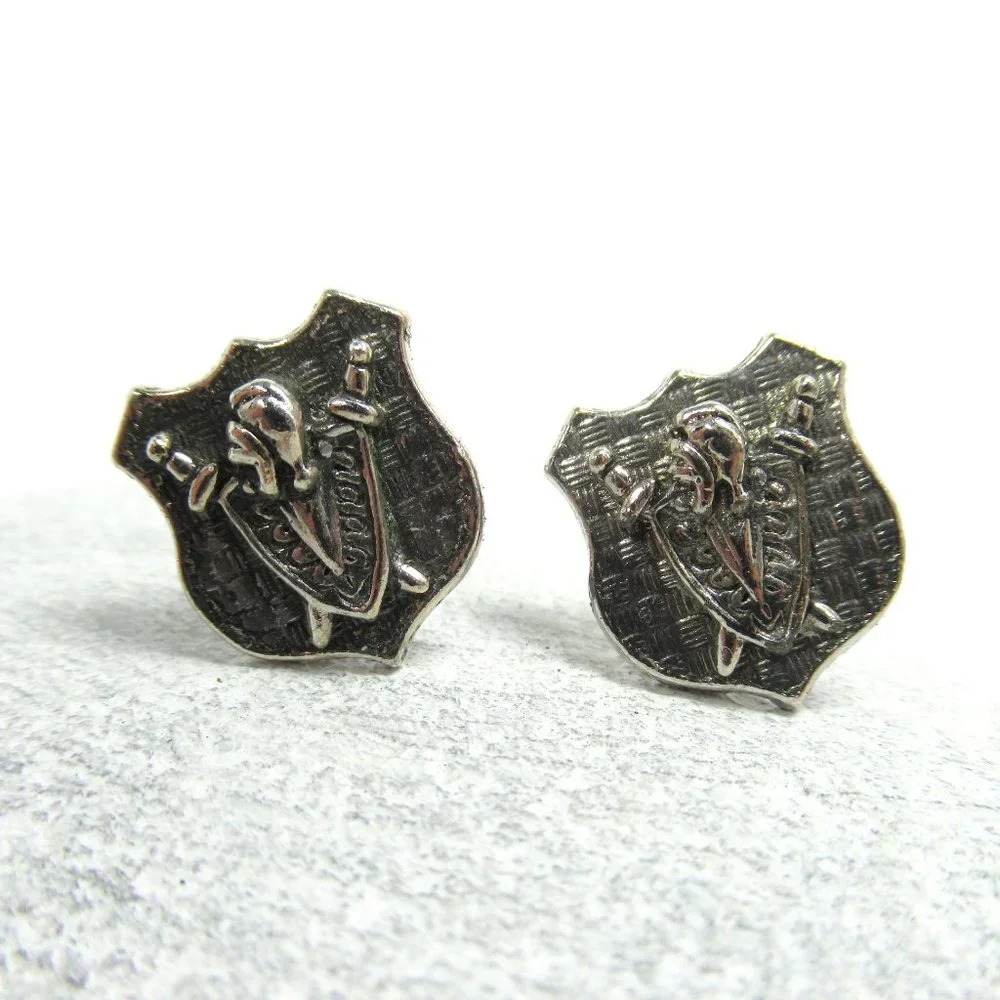 Vintage Shield Cuff Links