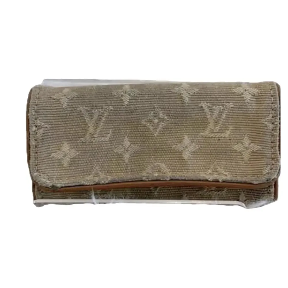 Louis Vuitton Vintage Monogram Denim & Leather Key Holder (LVXX016)