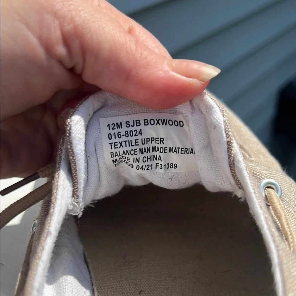 St. John's Bay Light Brown Boat Shoes #5
