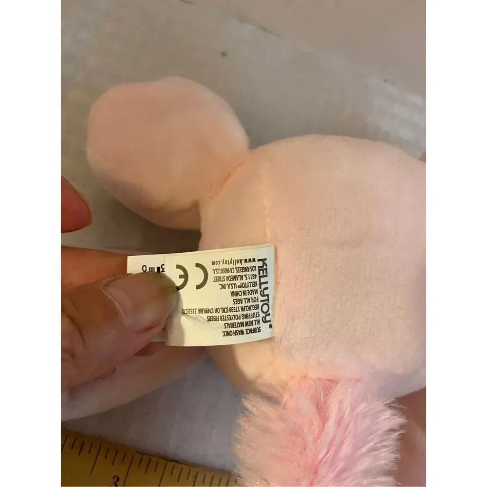 Plush pink unicorn