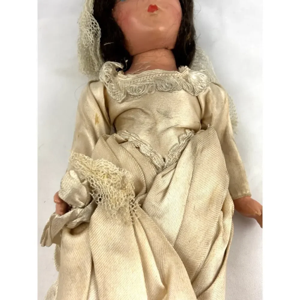 Vintage‎ Bisque Bride Doll 11