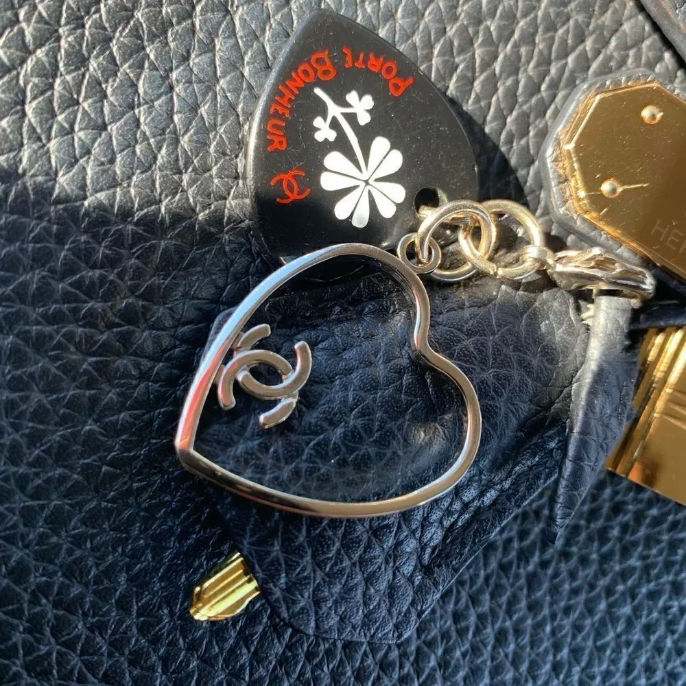 Vintage Chanel bag charm