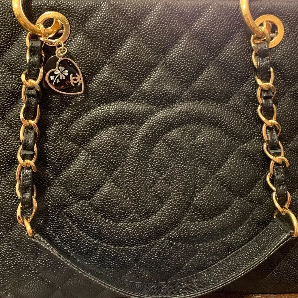 Vintage Chanel bag charm