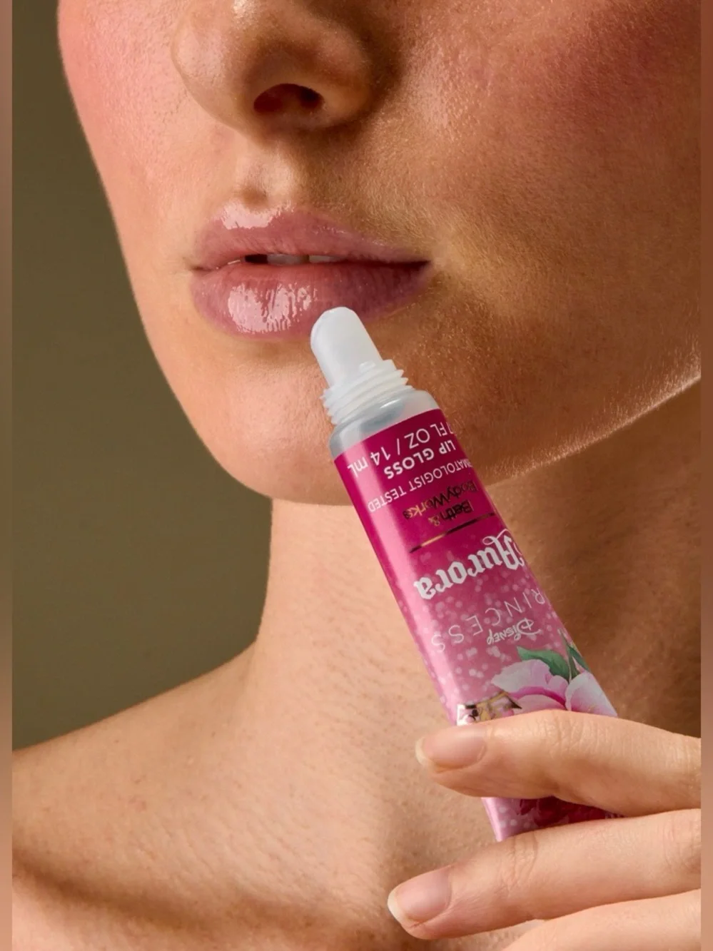 Bath & Body Works x Disney Princess Aurora Pink Lip Gloss