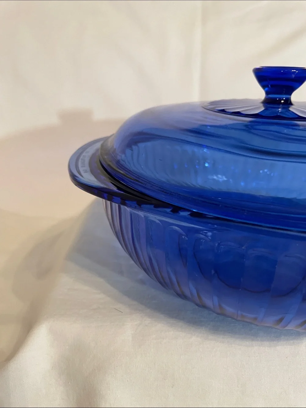 Pyrex deep cobalt
