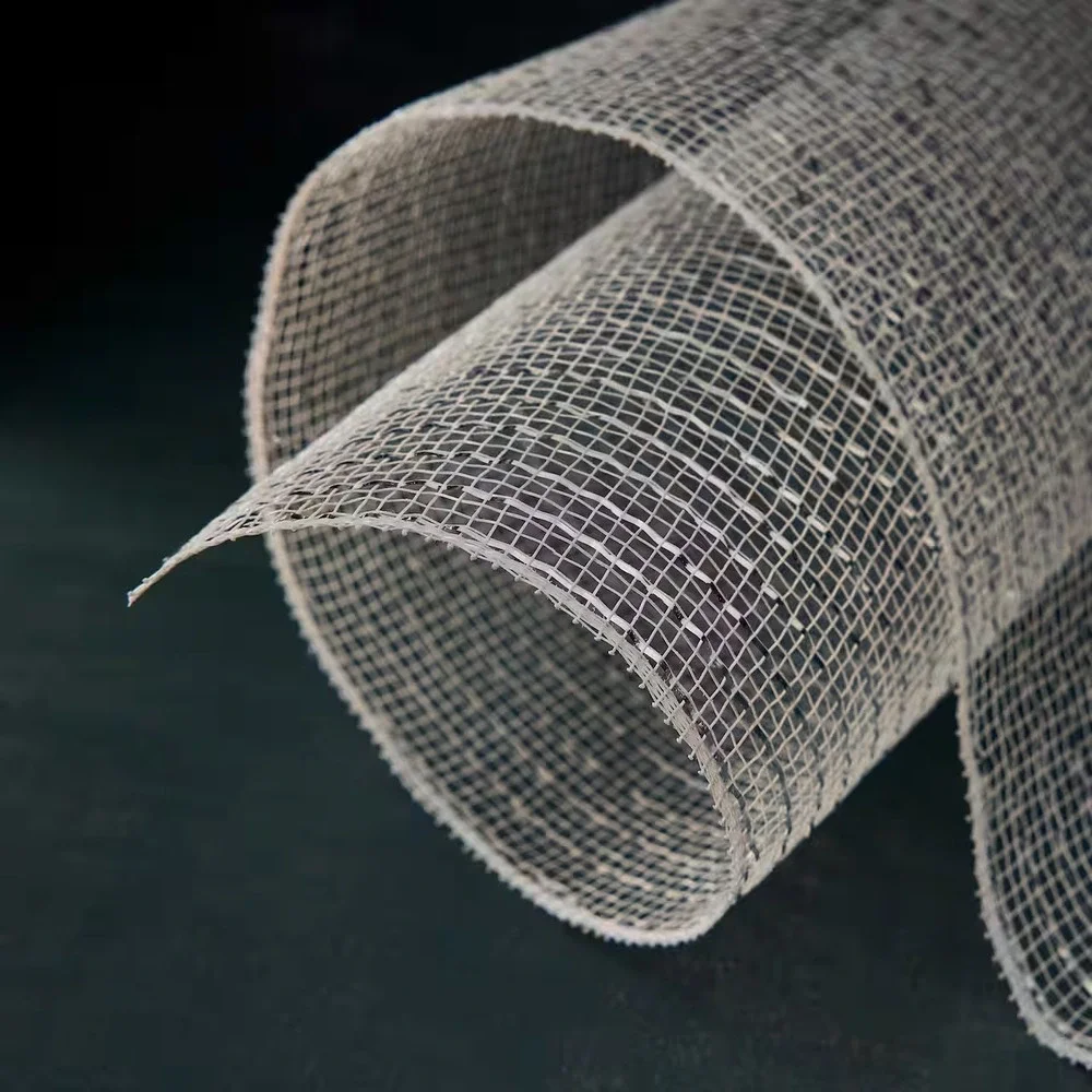 New in plastic Celebrate It silver decorating mesh 12 inches by 35 feet