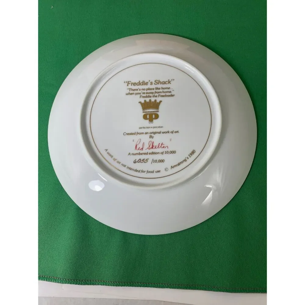 The Bradford Exchange plate shack porcelain