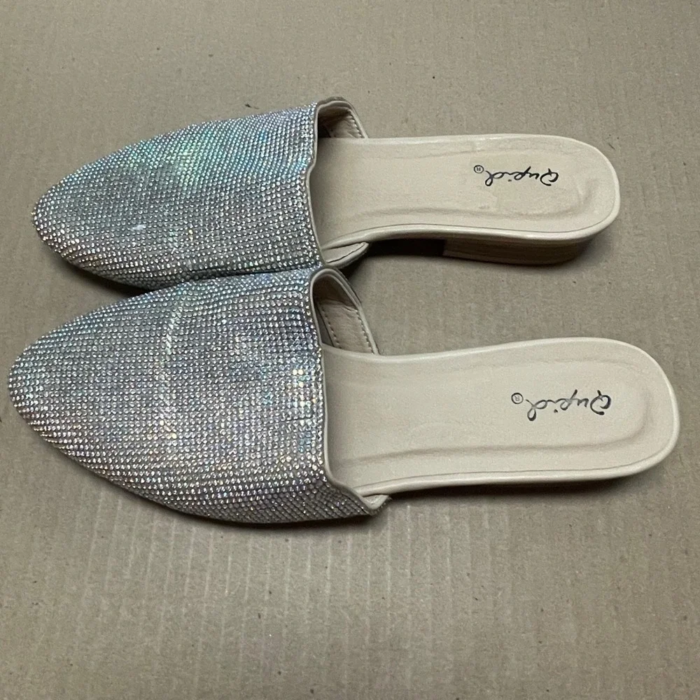 Qupid casual sparkle bling