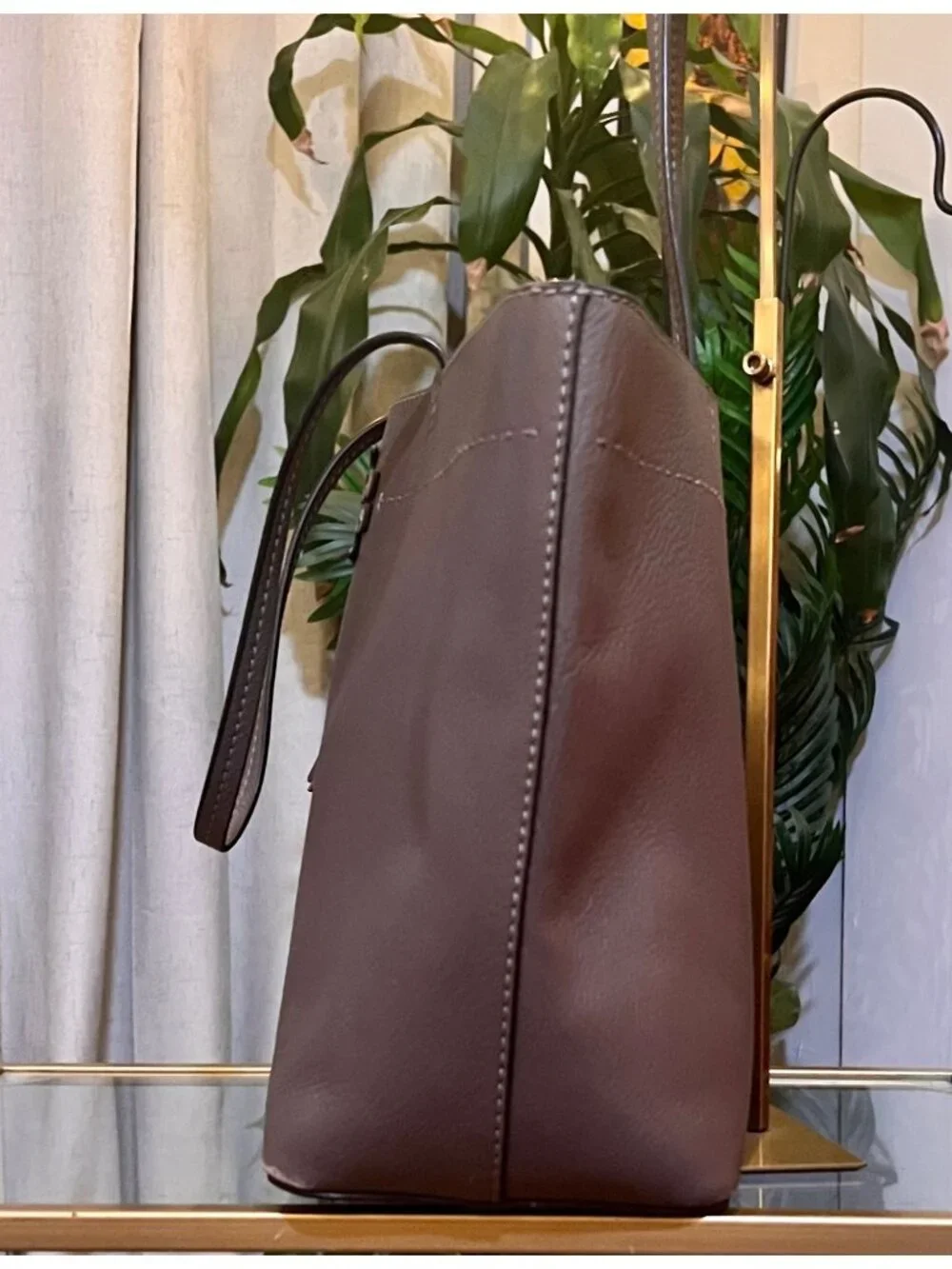 ✺ AUTHENTIC TORY BURCH TAUPE MCGRAW SHOULDER BAG