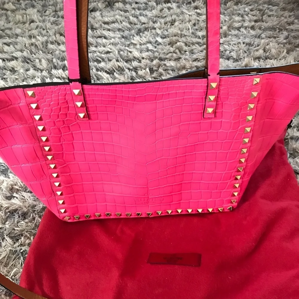 Valentino alligator skin