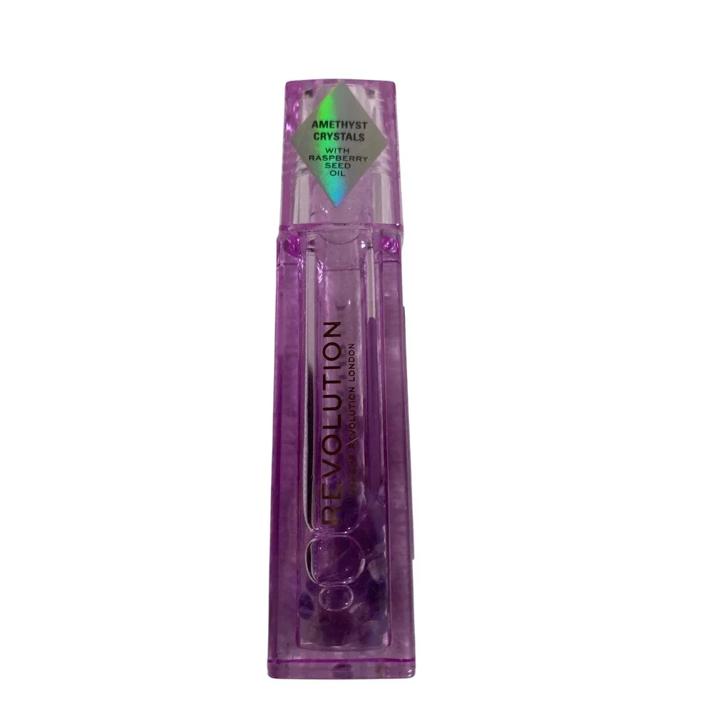 Revolution Crystal‎ Aura Lip Oil Amethyst Crystals Raspberry Seed Oil