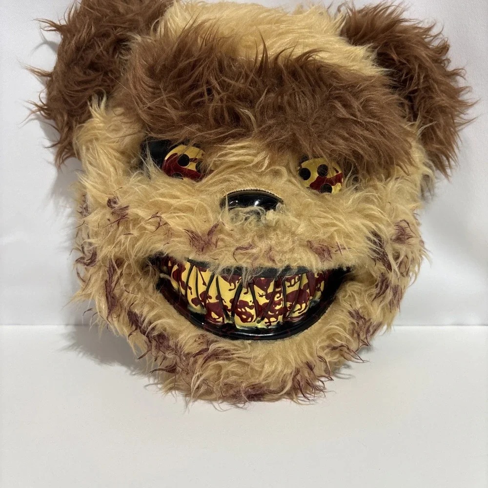 VTG Five‎ Nights At Freddy's Scary Teddy Bear Furry Face Mask Halloween Costume