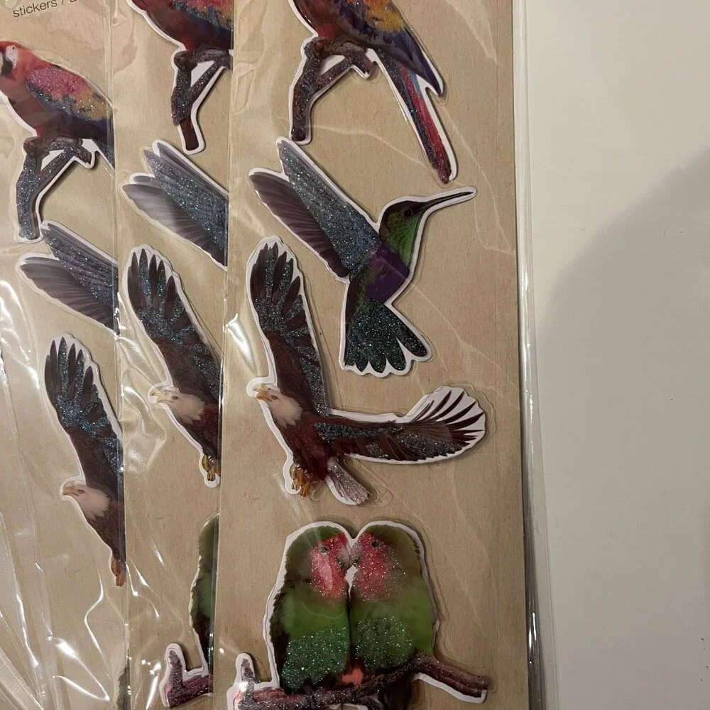 Crafters Square bird stickers