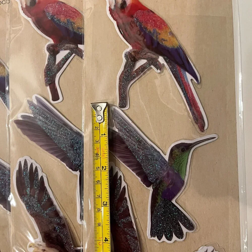 Crafters Square bird stickers