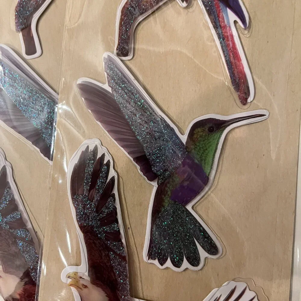 Crafters Square bird stickers