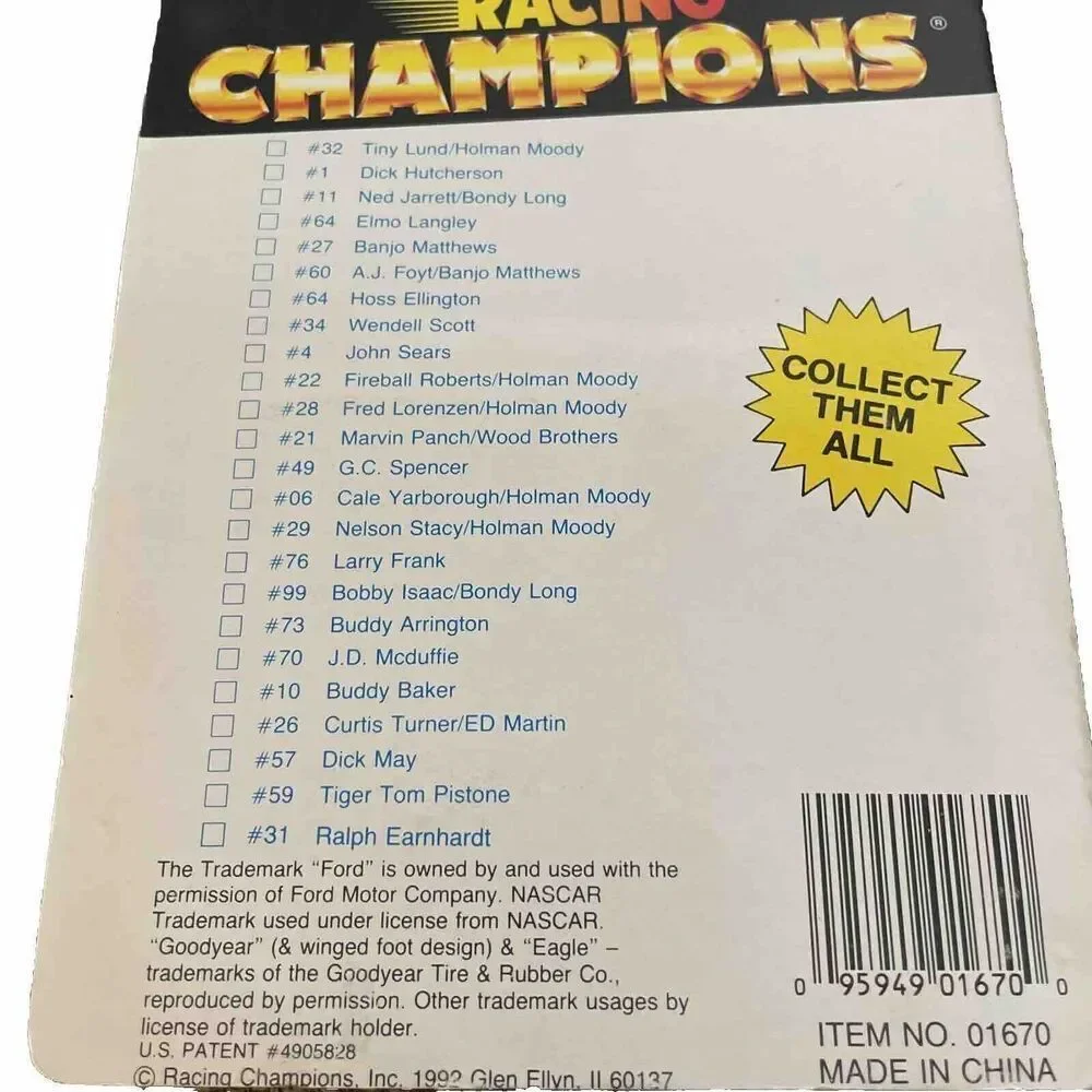 Racing Champions home ships