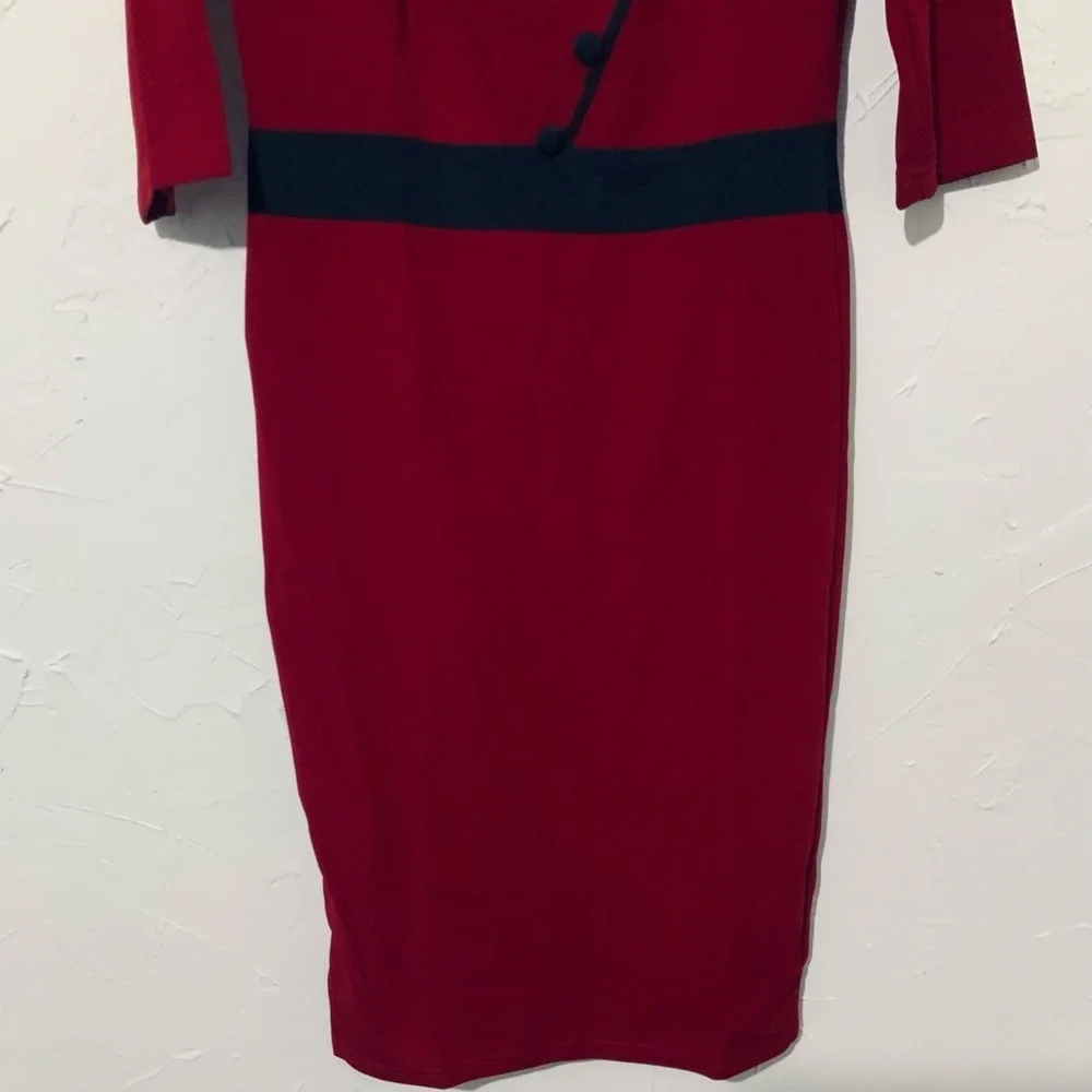N/A red bodycon