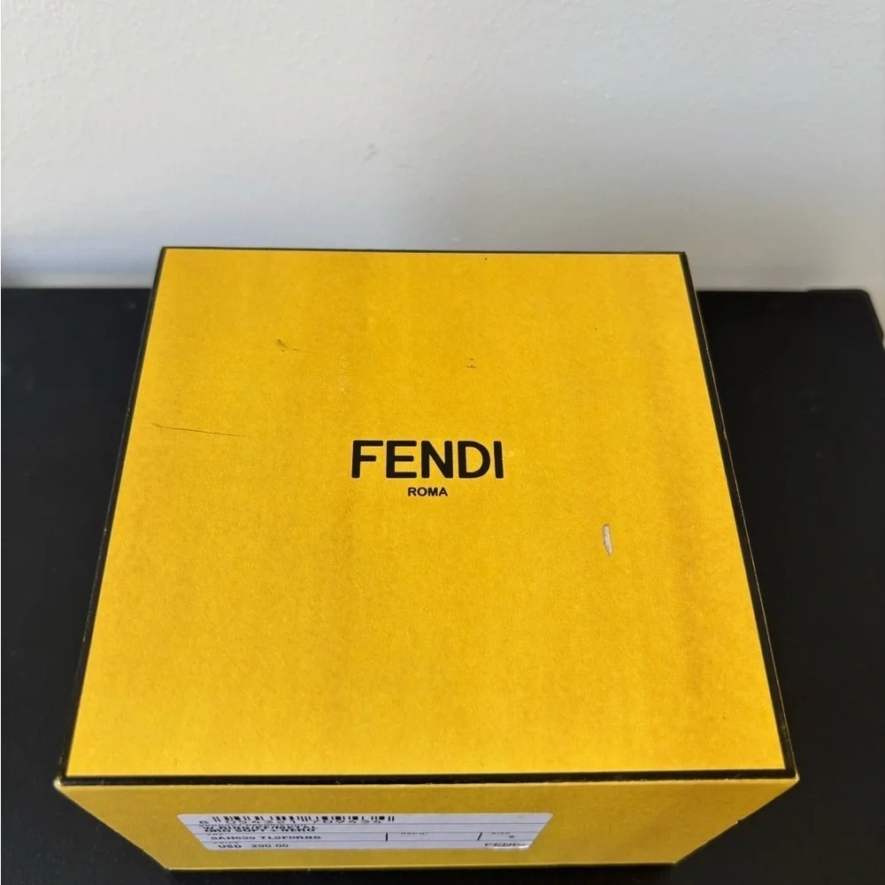 Fendi Yellow Jewelry Box