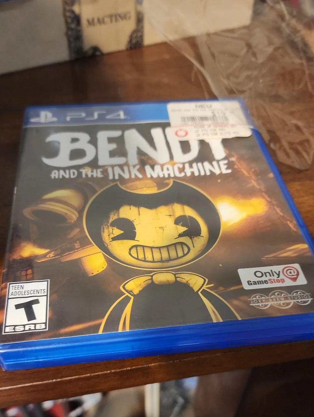 Sony PlayStation 4 Bendy and the Ink Machine - Black & Yellow Cover