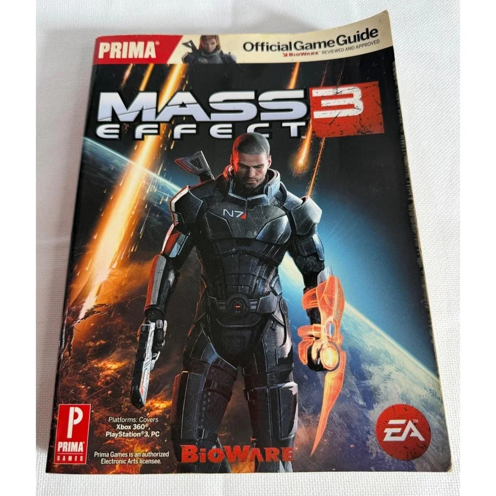 Mass Effect 3 Official Game Guide Prima Games BioWare Xbox 360 PS3 PC J056