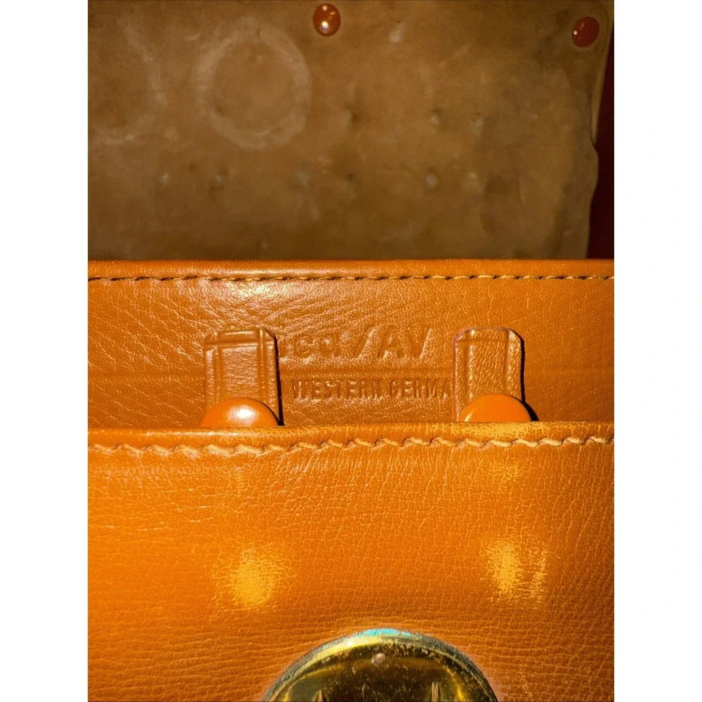 Vintage OMNICA 100 Deluxe West‎ German Leather Camera Bag
