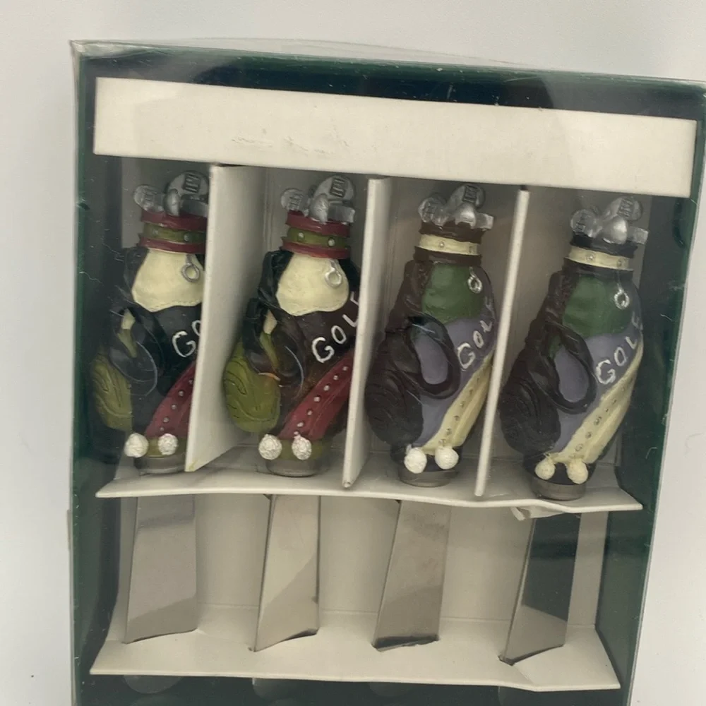 Spreadables gourmet jelly cheese spreaders knives Golf clubs with bag theme