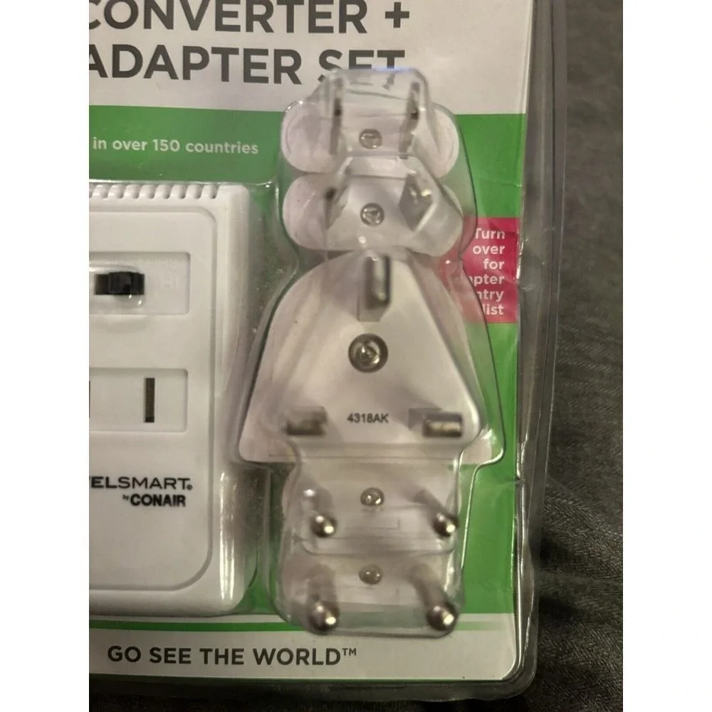 CONAIR Travel Smart 1875 Watt International Converter Set TS702CRR - New in Box‎