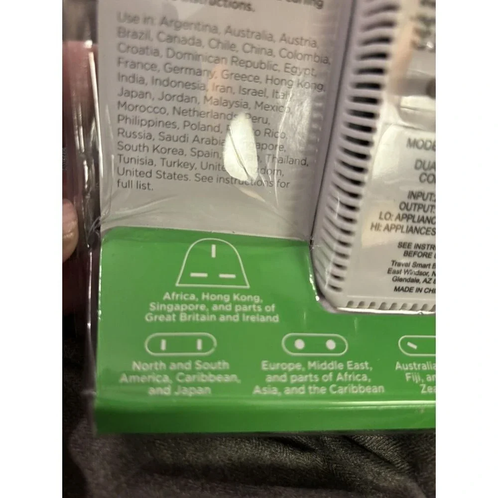 CONAIR Travel Smart 1875 Watt International Converter Set TS702CRR - New in Box‎