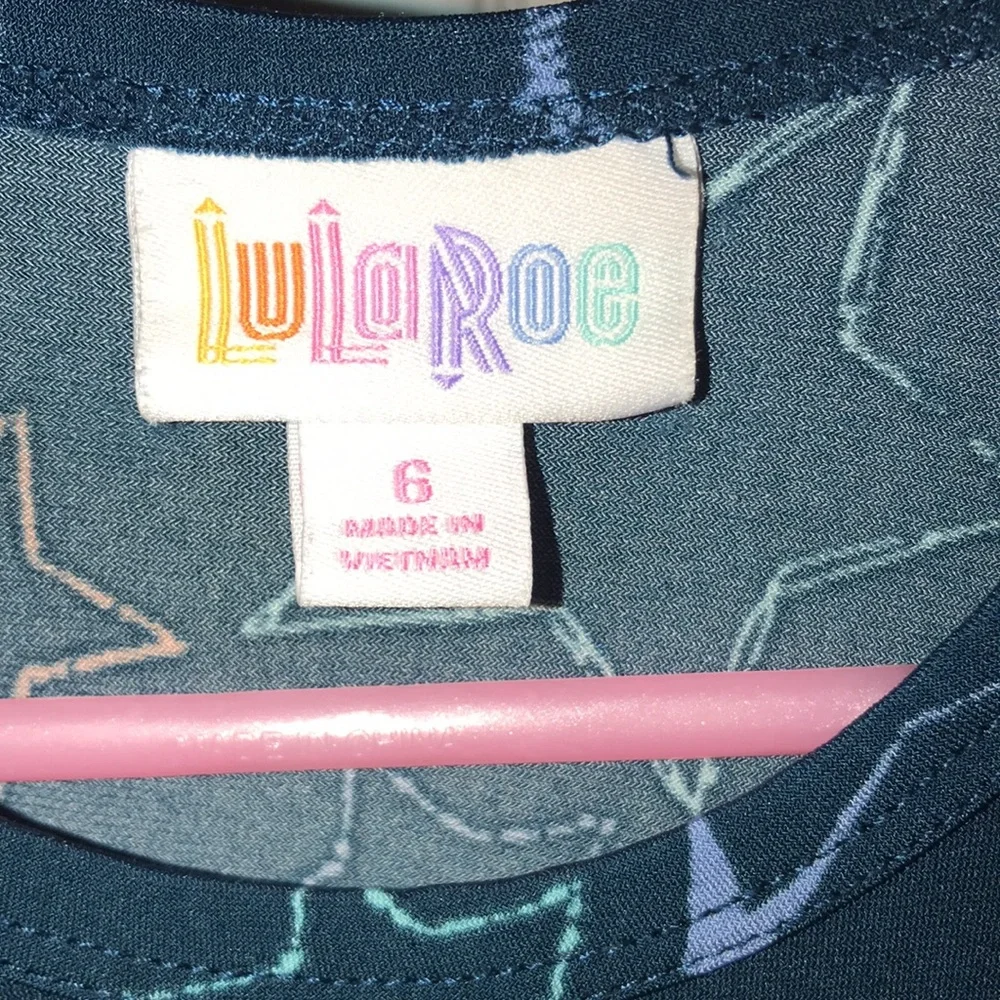 NWOT Girls LulaRoe Star Print Dress