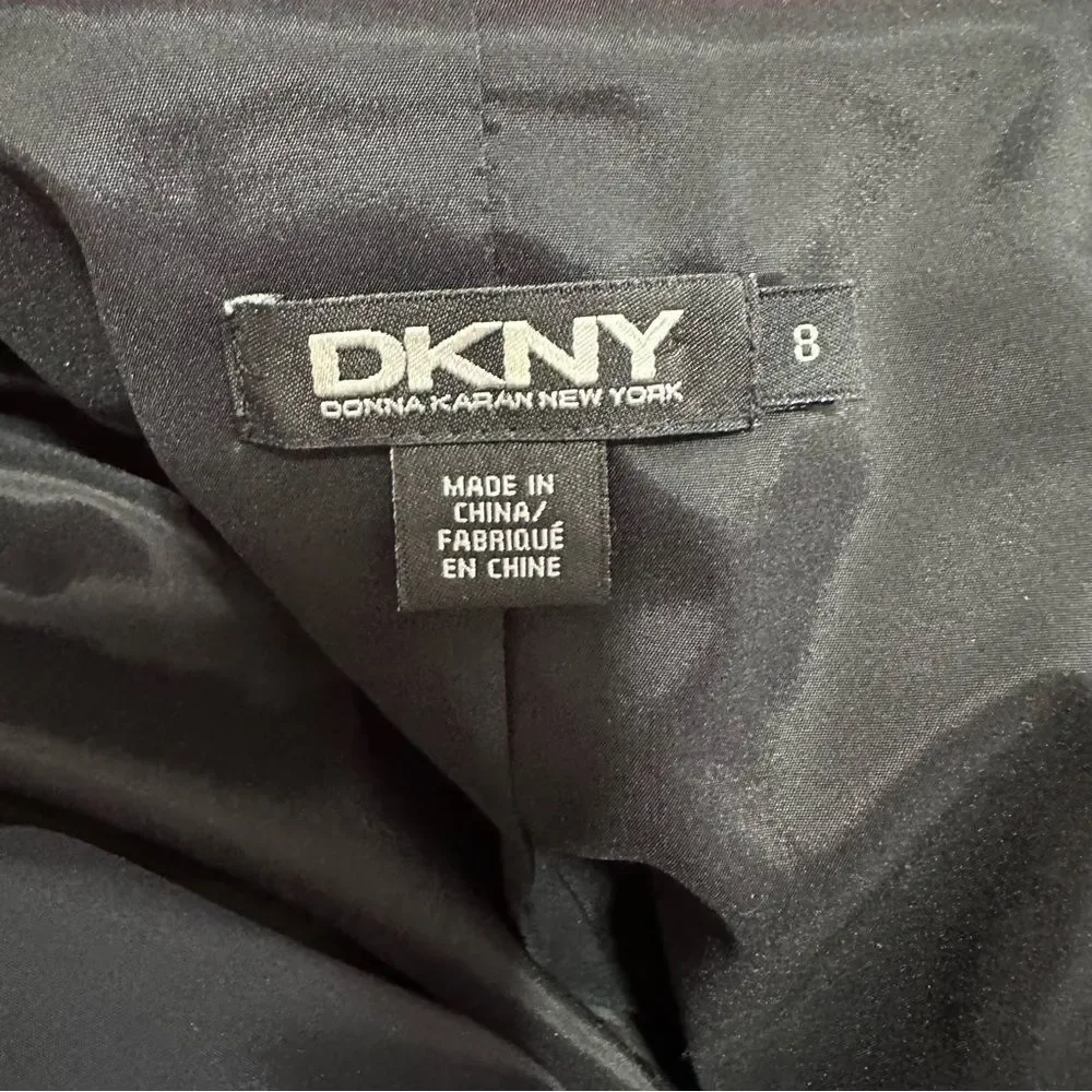 DKNY Fuchsia pink wool blend blazer size 8