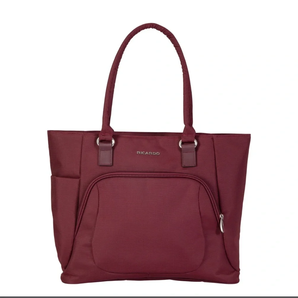 RICARDO BRAND‎ BURGUNDY LAPTOP COMPUTER BAG