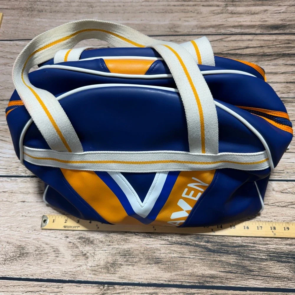 Idawen Tennis Paddle Bag Men Large Blue Orange Limited Edition Duffel Spain