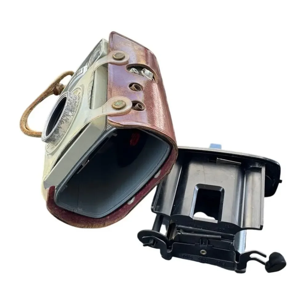 Vintage Kodak Brownie Starmatic II Camera Burgundy Mid Century Film Camera