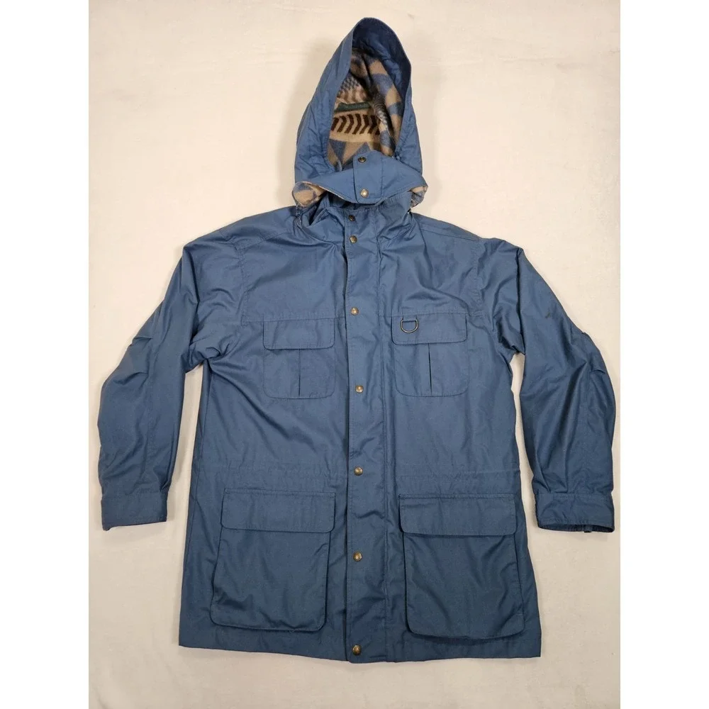 Vintage Eddie Bauer Wool Lined Mountain Parka Jacket Aztec‎ Southwestern Men L