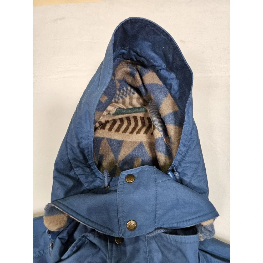Vintage Eddie Bauer Wool Lined Mountain Parka Jacket Aztec‎ Southwestern Men L
